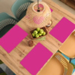 Fuchsia - Neon - Kleuren Placemat vinyl groot 368 -zzsfeer5_Kitchenyeah-website