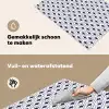 Oceaan - Visachtig - Blauw - Wit Inductie beschemer met haakjes klein 777 -ky-schoon-nl