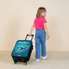 Neon - Voetbal - Schop - Kleurrijk Kinderkoffer - Zwart klein -sfeer1