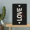 Love - Rood - Valentijn canvas 2cm klein -sfeer4