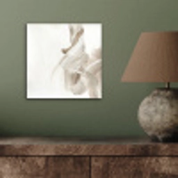 Abstract - Moderne kunst - Beige aluminium wit klein -sfeer2