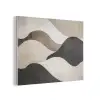 Golven - Abstract - Beige PET vilt klein -3d