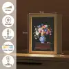 Rozen - Bloemen - Vaas - Boeket Light Box met kabel (Tafellamp) klein -USP_NL
