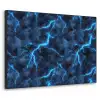 Donker - Blauw - Bliksem Textielframe zwart klein 947 -3d