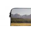 Berglandschap - Rivier - Bos laptophoes neopreen klein -detail