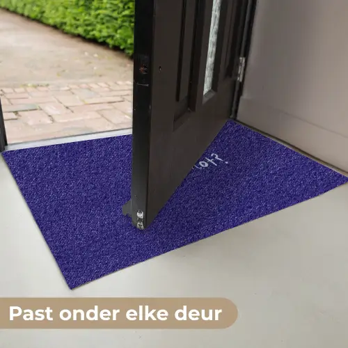 Why not - Blauw - Handgeschreven Deurmat klein -USP_NL