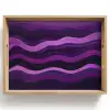 Lijnen - Golven - Paars - Abstract Dienblad Rechthoek middel -z3d_shopping