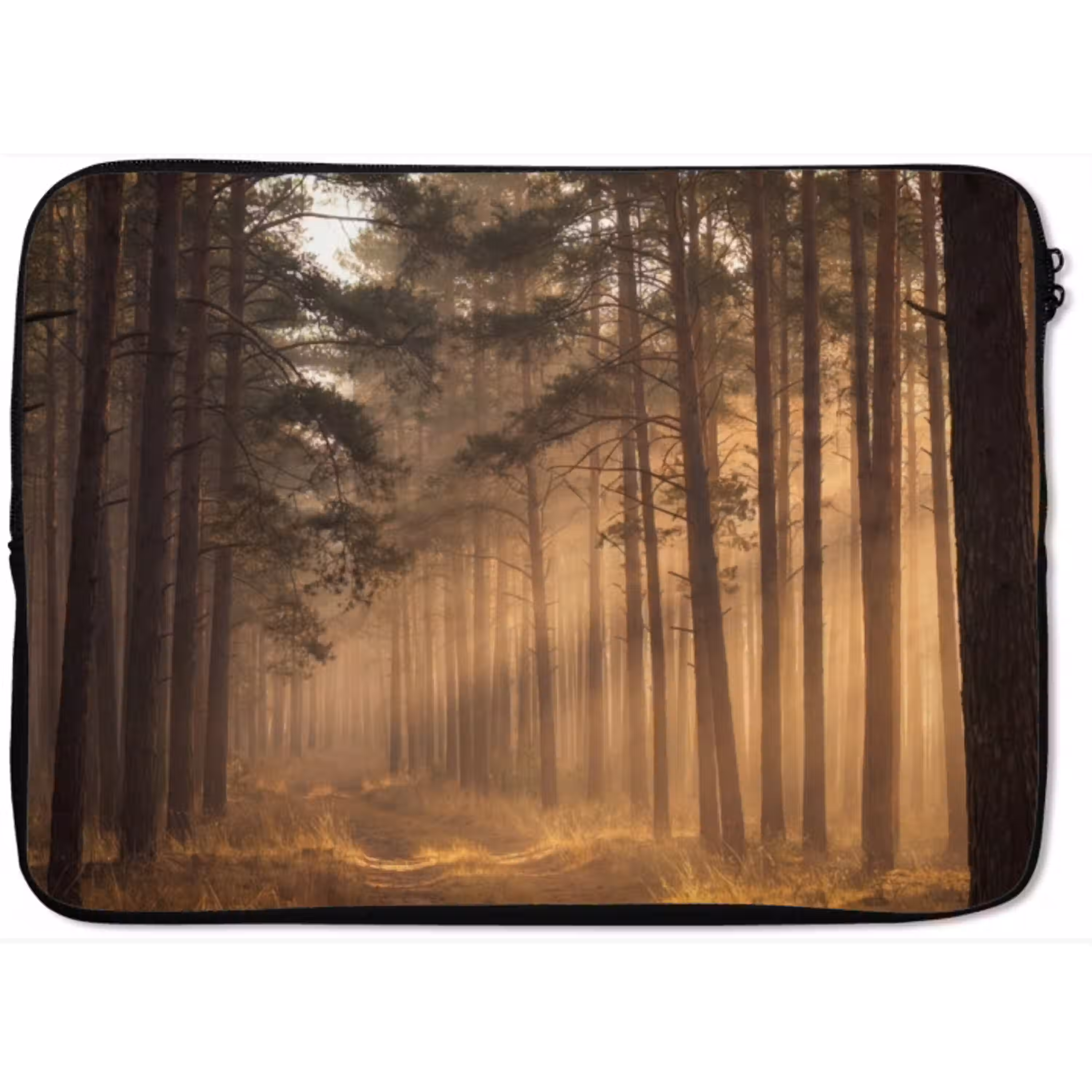 Bos - Mist - Zonlicht laptophoes neopreen klein -zkaufland3dotto