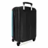 Turquoise tornado Koffer - NBS - Handbagage middel -achterkant
