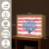Koraal - Verfstructuur - Rood - Blauw Light Box met batterij (Wandlamp) middel -USP_websiteoverzichtNL