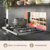Bloemen - Koffie - Raam keuken achterwand spatscherm klein -usp_NL