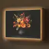 Herfst - Boeket - Oranje Light Box met batterij (Wandlamp) middel -z3d_website