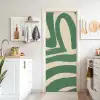 Groen - Kunst - Abstract deurposter klein -sfeer5
