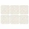 Abstract - Ruit - Beige onderzetter kurk middel 366 -3d