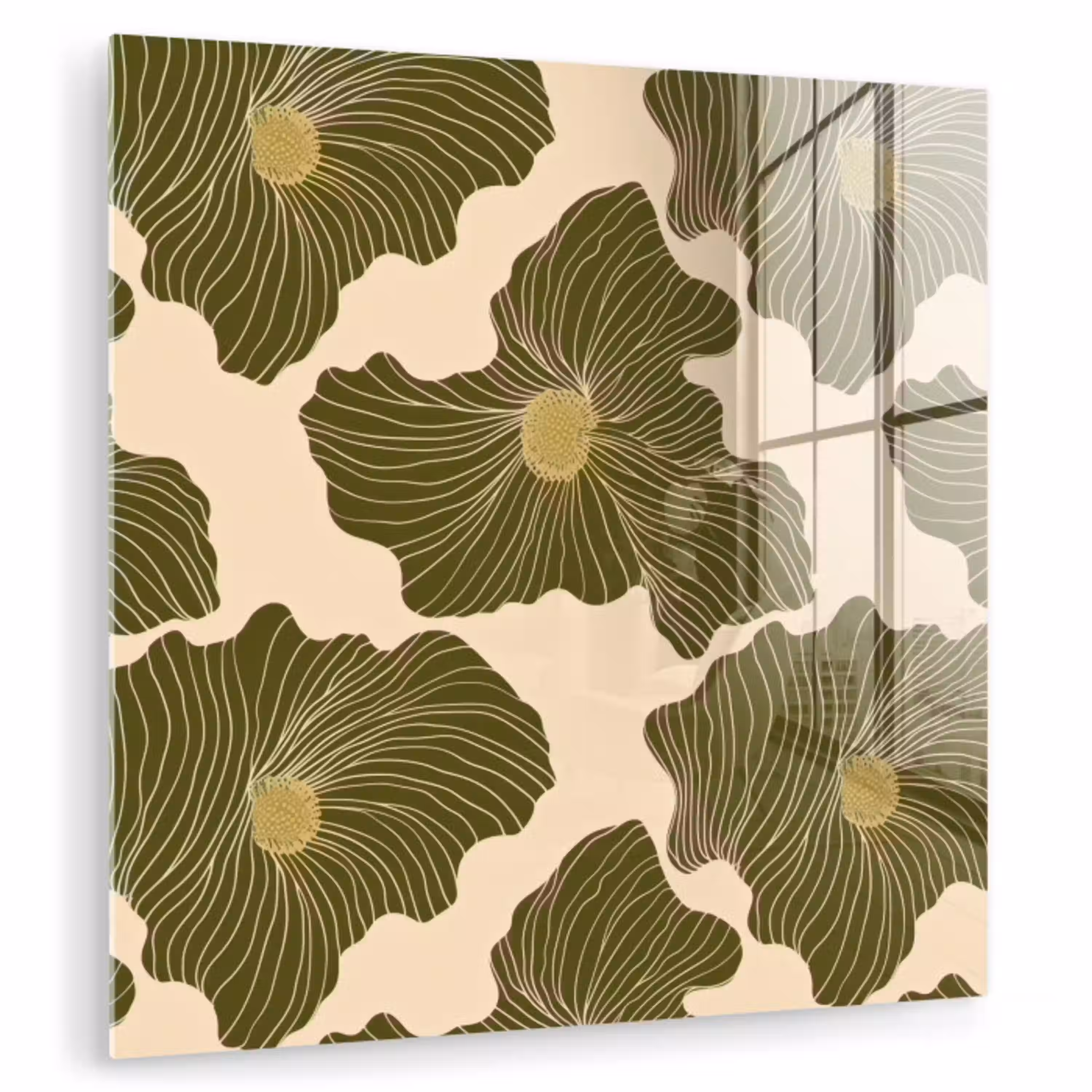 Modern - Abstract - Groen plexiglas 5mm klein 11 -zzzproduct_nieuw