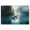 Bos - Water - Eenden - Mistig Placemat vinyl groot -zzsfeer1_Kitchenyeah-website
