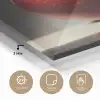 Apple - Hart - Rood plexiglas 5mm klein -sfeer2