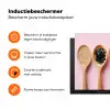 Ingrediënten - Lepels - Hout - Roze Inductie beschermer vinyl 3mm klein -zzzzzzz-td-ups