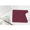 Bladeren - Patroon - Paars muismat rubber klein 262 -witbureau