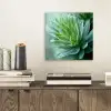 Blad - Plant - Groen - Textuur aluminium wit klein -sfeer1