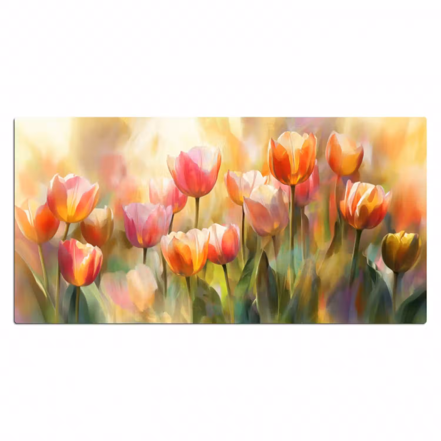 Schreibtischunterlage - Tulpen - Märchenhaft - Farbenfroh