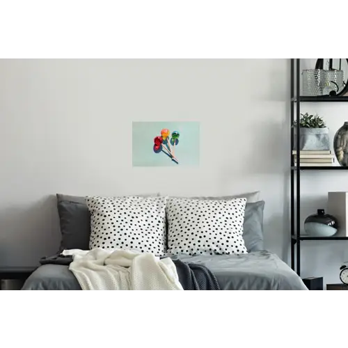 Lollys - Schaduw - Drie - Blauw Muursticker klein -slaapkamer