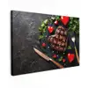 Steak - Hart - Bestek canvas 2cm klein -z3d