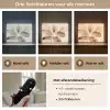 Gedroogde plant - Natuur - Bruin - Planten Light Box met batterij (Wandlamp) middel -USP_lichtkleurNL