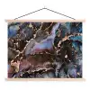 Marmer - Goud - Rosé textielposter latten blank klein -3d