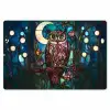 Uil - Mozaïek - Maan - Nacht Placemat vinyl groot -zzsfeer1_Kitchenyeah-website