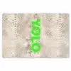YOLO - Groen - Neon - Slangenprnt Placemat vinyl groot -zzsfeer1_Kitchenyeah-website