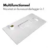 leer-structuur-lederlook-wit Muismat XXL klein -sfeer4