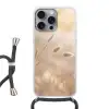 Hazestaartgras - Graanharen - Zonlicht Hoesje iPhone 16 Pro Max met koord klein -3d