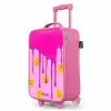 Verf - Smiley - Roze Kinderkoffer - Roze klein -productfoto_schuin