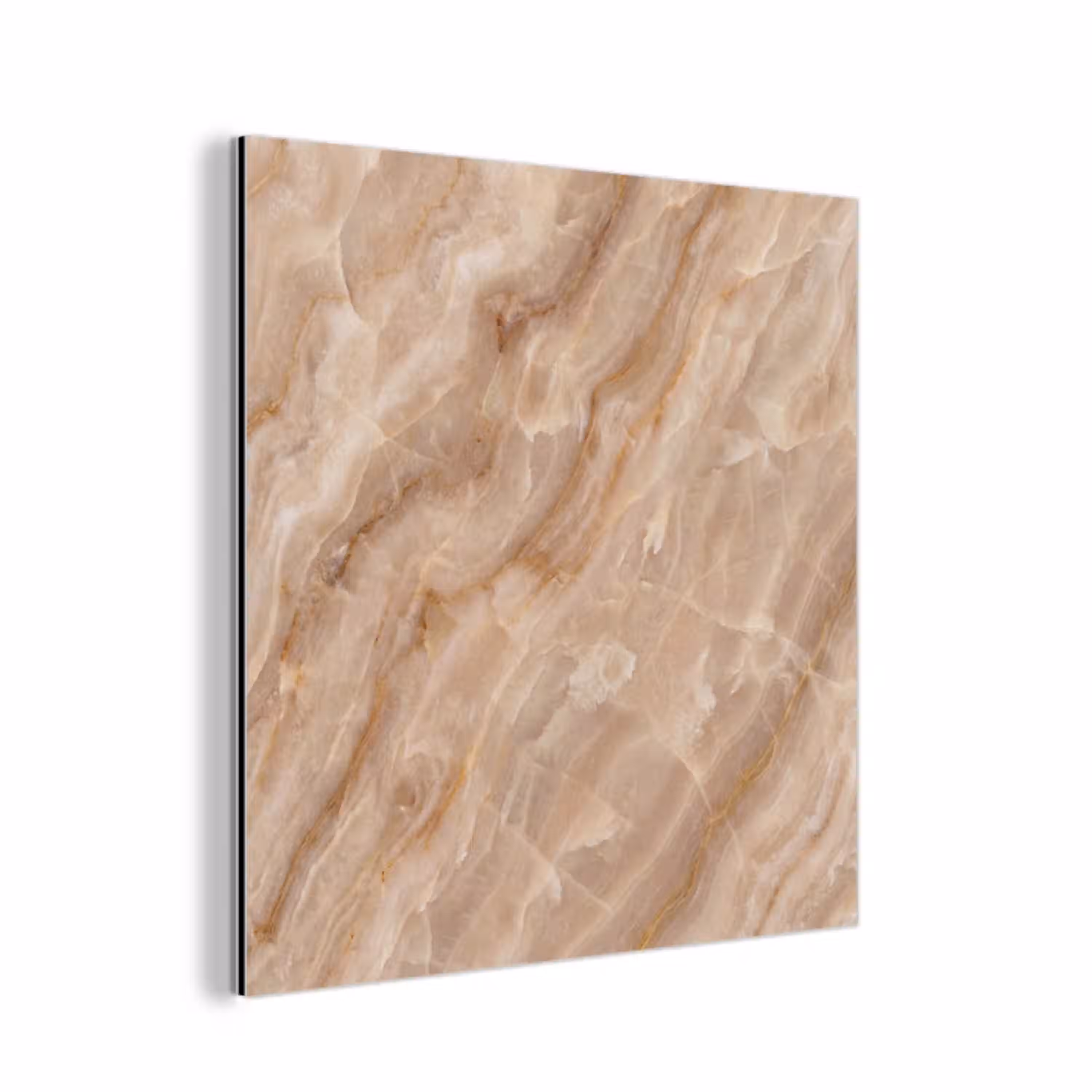Steen - Ader - Natuur - Modern - Beige aluminium wit klein -3d