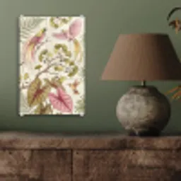 Vogels - Tropisch - Botanisch - Roze plexiglas 5mm klein -sfeer3