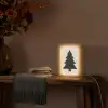 Kerstboom - Zwarte kerstboom - Boom - Japandi Light Box met kabel (Wandlamp) klein -sfeer4