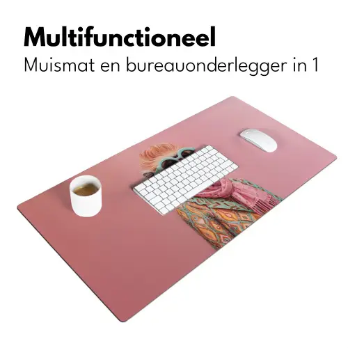 Sjaal - Aap - Zonnebril - Jasje Muismat XXL klein -sfeer4