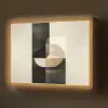 Modern - Vierkant - Vormen Light Box met batterij (Wandlamp) middel -z3d_website