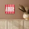 Amor - Strepen - Rood - Roze plexiglas 5mm klein -sfeer5