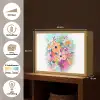 Bloemen - Kleuren - Boeket - Natuur Light Box met batterij (Wandlamp) middel -USP_websiteoverzichtNL