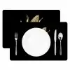 Mais - Eten - Goud - Zwart Placemat vinyl groot -zzsfeer2_Kitchenyeah-website