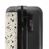 Terrazzo patroon veelkleurig NBS - Handbagage koffer - Kinderen Unisex middel -slot