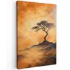 Boom - Landschap - Oranje canvas 2cm klein -z3d