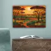Landschap - Afrikaans - Zon canvas 2cm klein -sfeer4