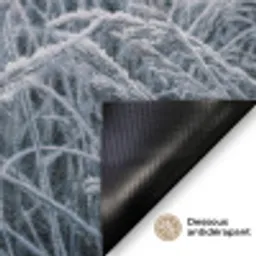 Rijp - Gras - Kristallen - Winter - Minimalistisch Deurmat klein -antislip_FR