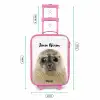 Zyon Zeehond Kinderkoffer - Roze klein -productfoto_formaten