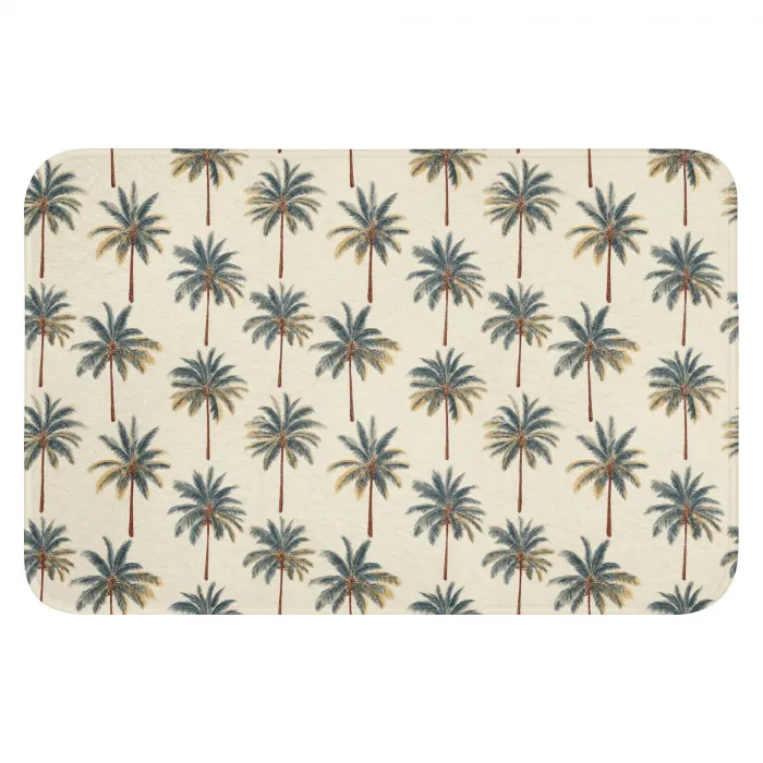 Palmbomen - Tropisch - Groen WCmat klein 1009 -3d