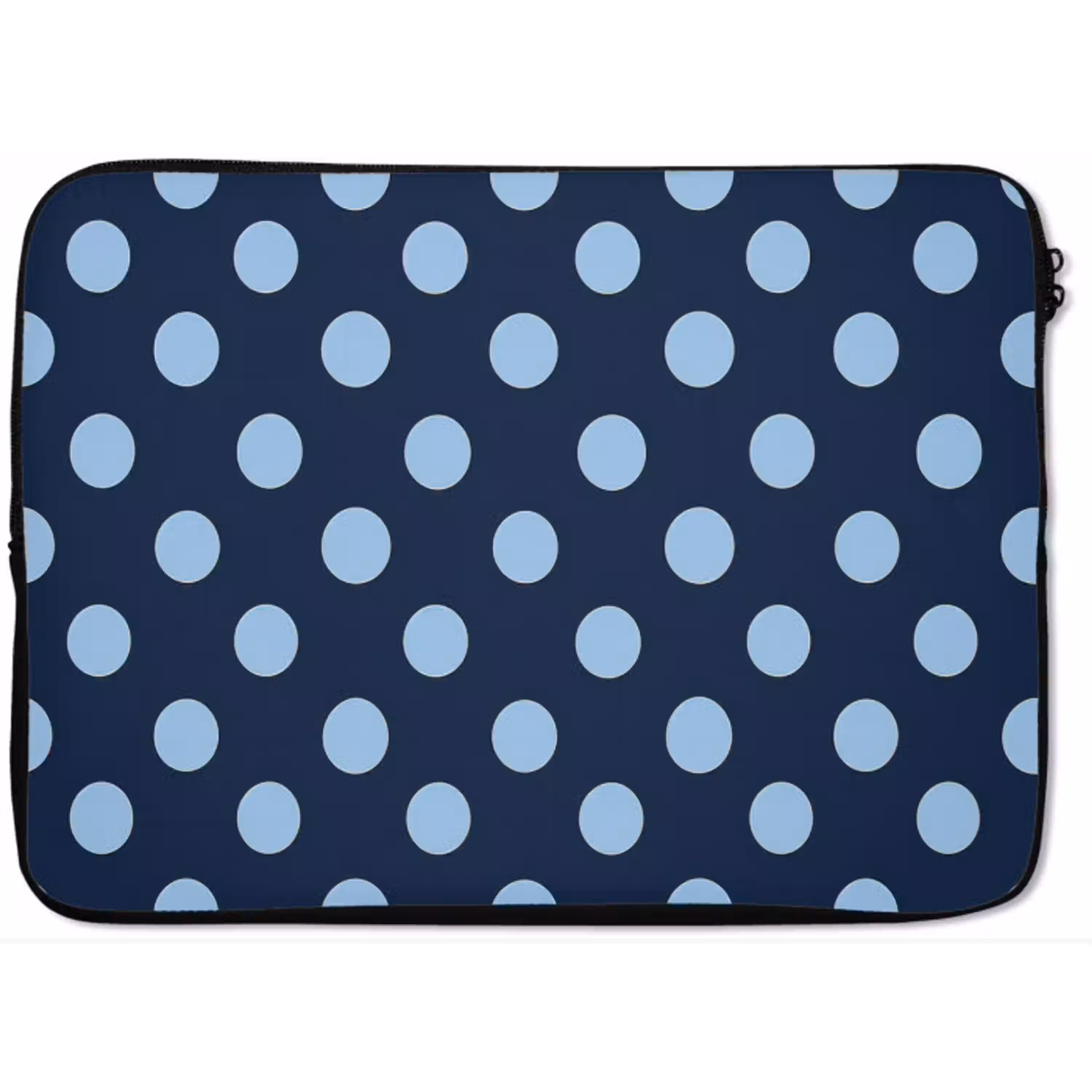 Klassiek - Dots - Blauw laptophoes neopreen klein 279 -zkaufland3dotto