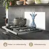 Giraffe - Delfts blauw - Dieren - Minimalistisch keuken achterwand spatscherm klein -usp_NL